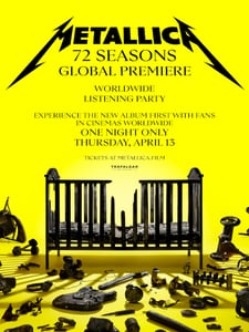 Metallica : 72 Seasons – Global Premiere