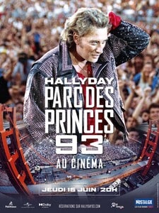 Johnny Hallyday - Parc des Princes 1993 au cinéma