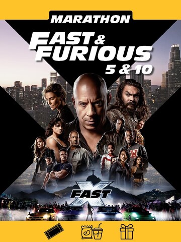 Marathon : Fast & Furious 5 +10 - Cinemas Pathé Belgique